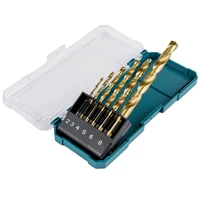Makita D-72833 D-72861 jeu de forets pour métal/bois HSS-Tin foret hélicoïdal diverses tailles accessoires d'outils multifonctionnels 5