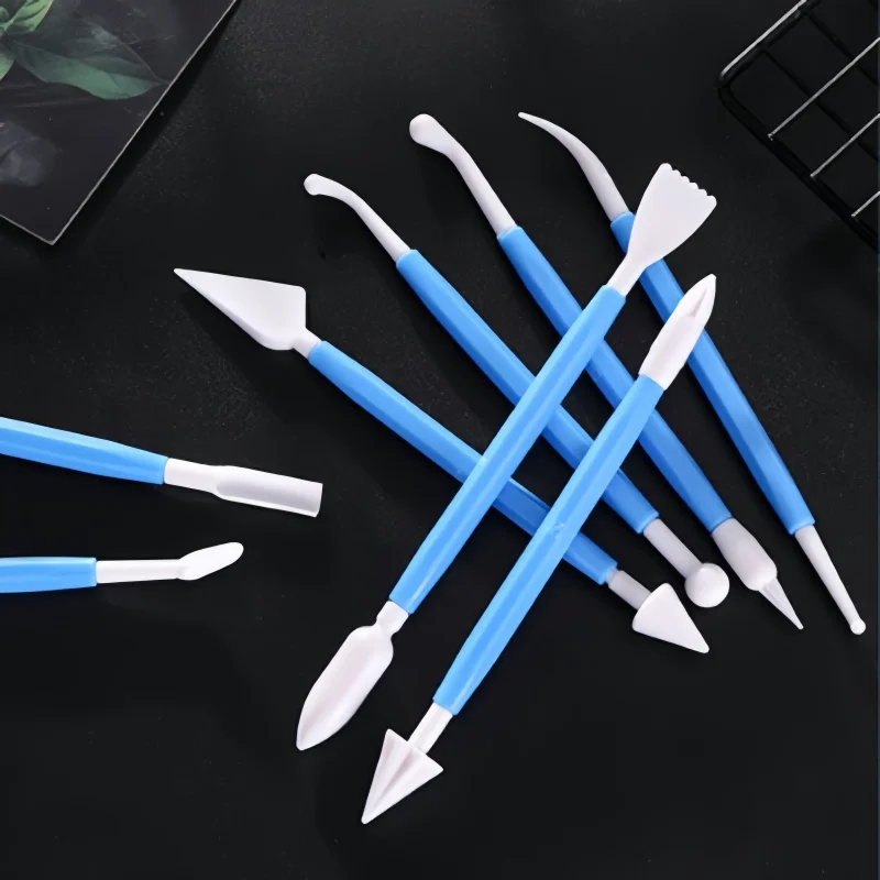8-piece set ultralight clay multi-color tools Polymer clay diy fondant carving knife Ceramic plastic tools polymer clay tools pottery tools clay sculpting tools pottery sculpting tools clay craft tool