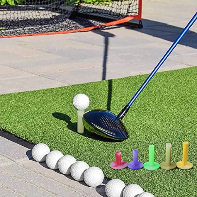 1Pc Rubber Golf Tees 45mm/54mm/70mm/75mm/80mm for Practice and Driving Range Mats Indoor & Outdoor Training Backyard Accessories