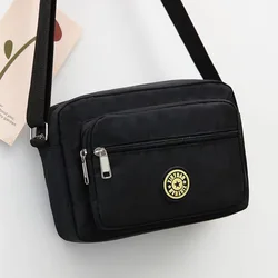 Women's Crossbody Purse: Durable Multi - Pocket Shoulder Bag with Adjustable Strap (Black)