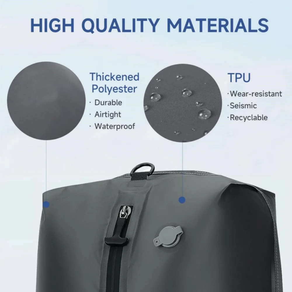 Compact Travel Vacuum Storage Bags for Clothes - Space-Saving & Organizing Solution
