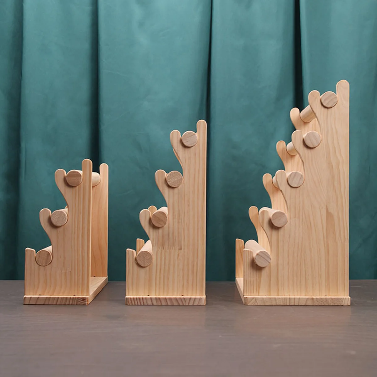 Wooden Bracelet Display Frame Detachable Solid Wood Watch Stand Bracelet Holder Storage Jewelry Holder Stand Display