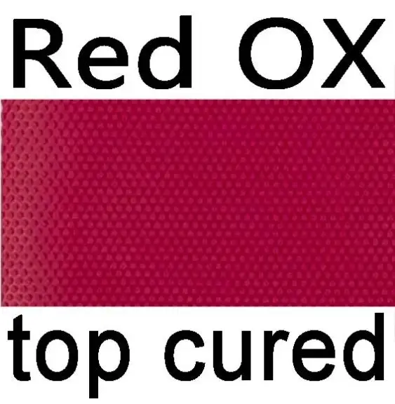 red top cured OX