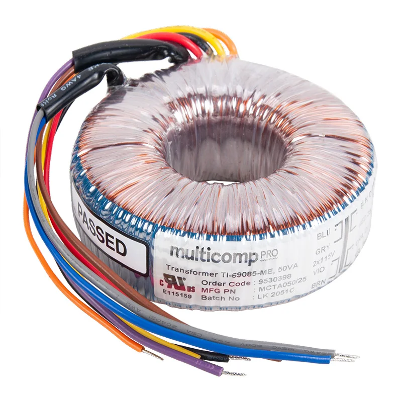

1PC 50VA Double 25V NORATEL 50W ring transformer 0V-115V * 2 0V-25V * 2