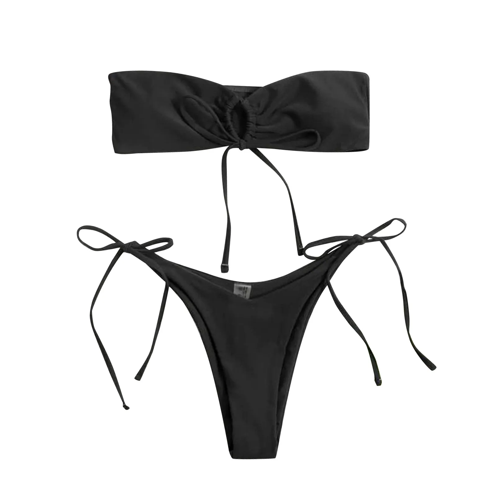 Brazilian Swimwear Women's Summer Fashion Sexy Solid Color Waist Lace