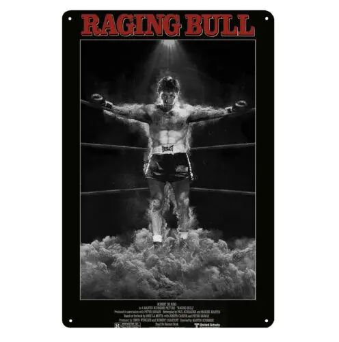 

Raging Bull Robert De Niro Movie Metal Poster Collectable Tin Sign 20x30cm