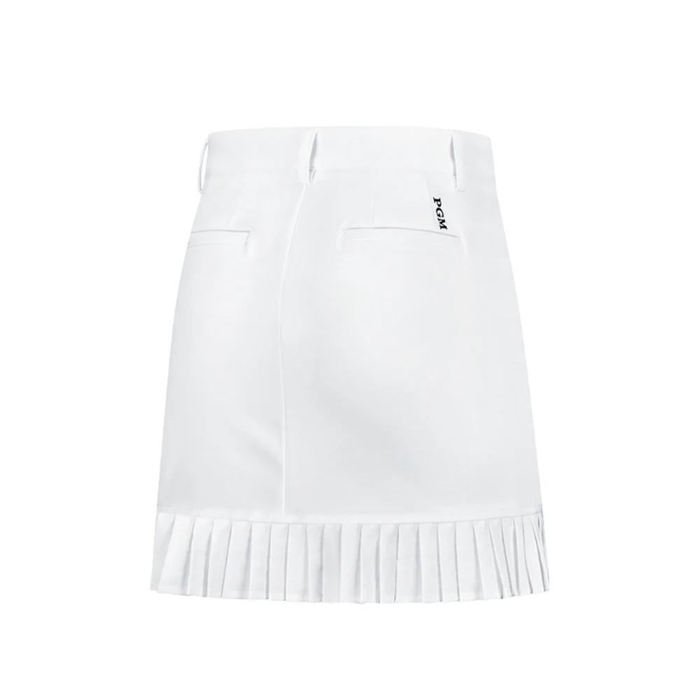 PGM Woman Short Skirts Golf Wear Leisure Versatile High Waist Pleated Tennis Sport Show Leg Length Slim A Line Female Midi Skirt