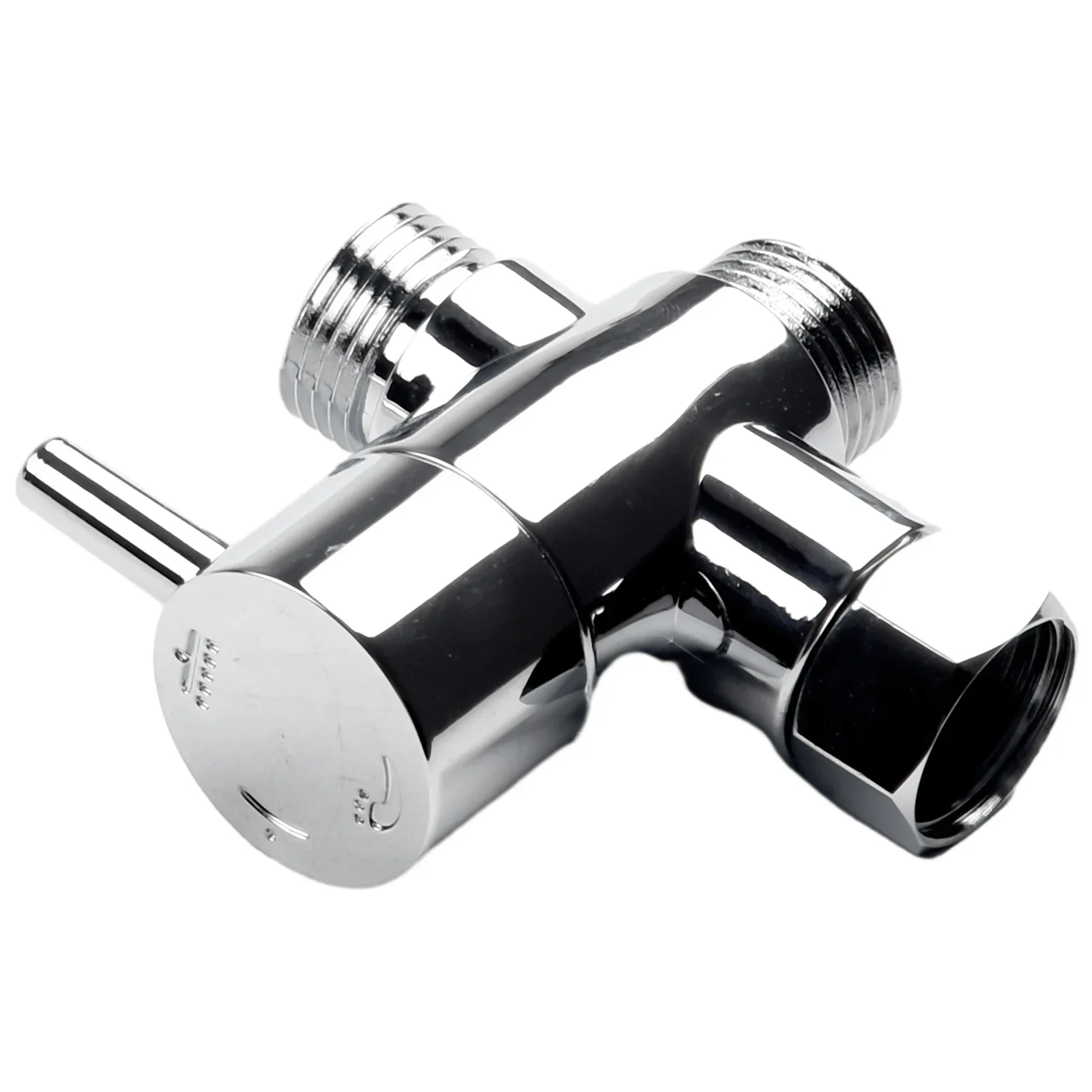 3 Way T-adapter Brass G1/2 Inch Tee Connector With Shut Off Valve Shower Diverter For Bath Toilet Bidet Sprayer Shower Head