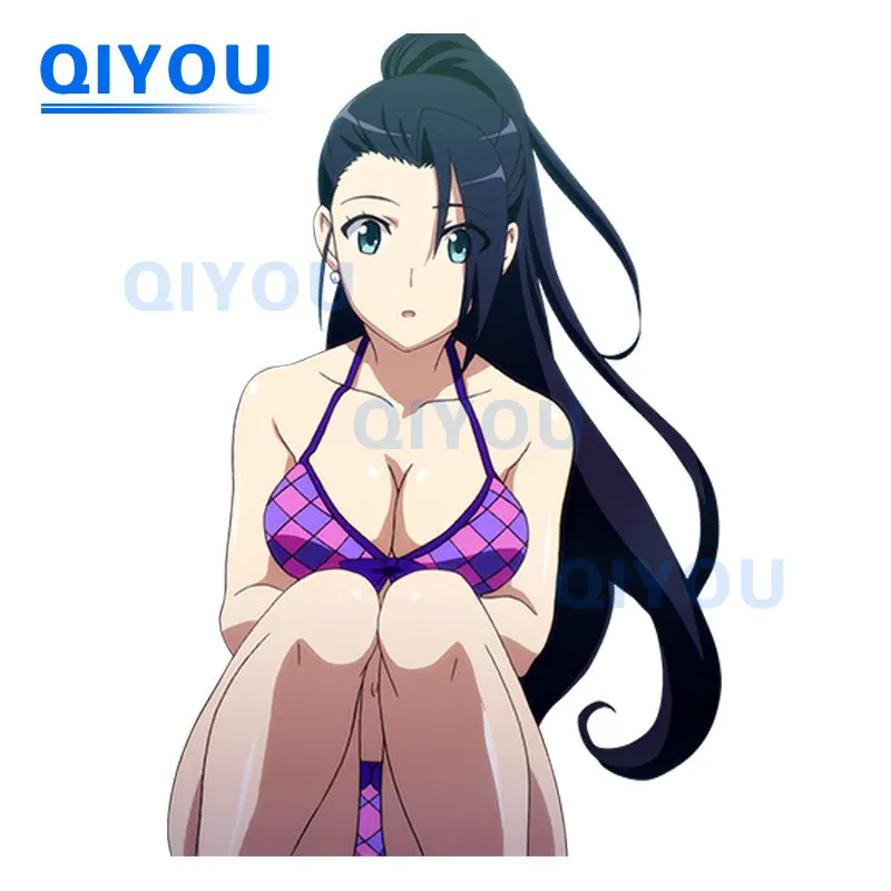

Anime Sexy Rail Wars Kashima Noa Car Sticker Reflective PVC Decal for Car Body Windshield Trolley Case Motorcycle
