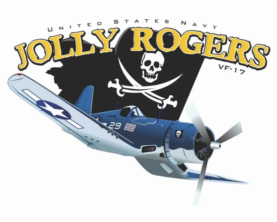 Jolly Rogers VF-17 Naval F4U Corsair Fighter  Ƽ, ĳ־ 100% ư O-,   Ƽ,  S-3XL