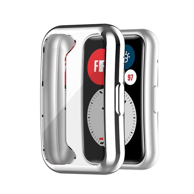 Case+Strap for Huawei Watch Fit watch Accessories Bumper All-Around Screen Protector Case Cover With Wristband Bracelet