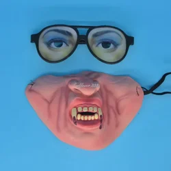 Unisex Humorous Clown Latex Half Face Mask for Cosplay and Halloween (Women vampire)