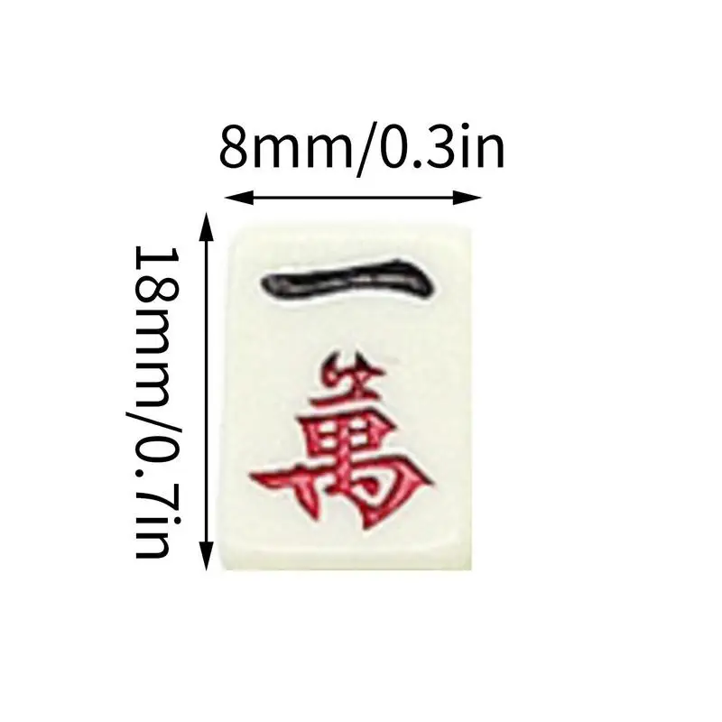 Mini Travel Mahjong Set Home Mini Mahjong Board Game Sets Mahjong Game Set With Game Set Accessories For Family Friends 6
