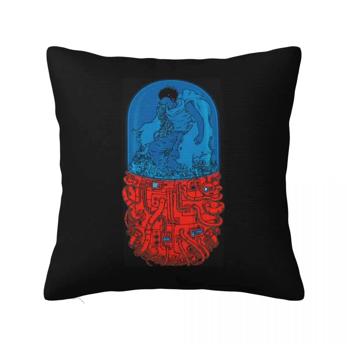 

Akira Capsule Pillow Cases Anime Cushion Cover Awesome Zipper Decor Pillowcover for Home 18"x18"