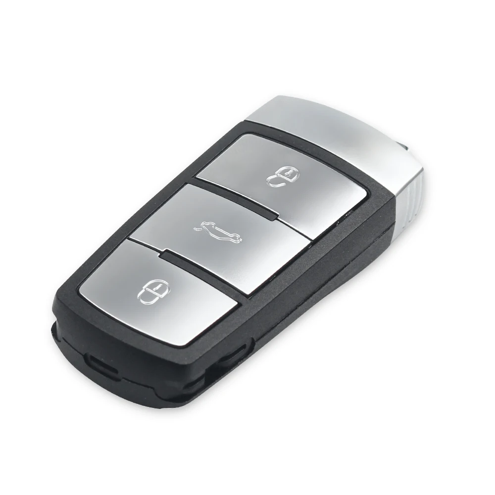 KEYYOU 3C0959752BA 3BT Keyless Uncut Smart Remote Key Fob 433MHZ ID48 Chip for VolksWagen VW Passat B6 3C B7 Magotan CC car remote key car key