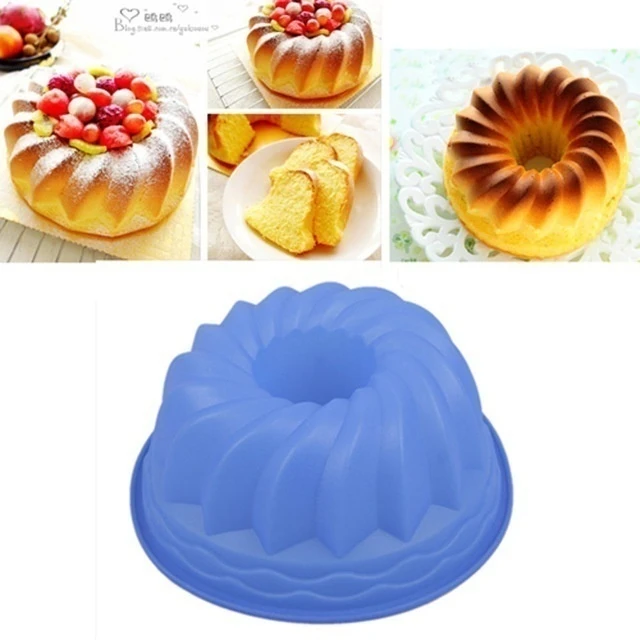 SILICONE CAKE MOULD - FLOWER SHAPE (RANDOM COLOUR)