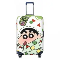 Cute Crayon Shin-Chan Anime Suitcase Cover Business Holiday Fun Luggage Supplies Protector 2