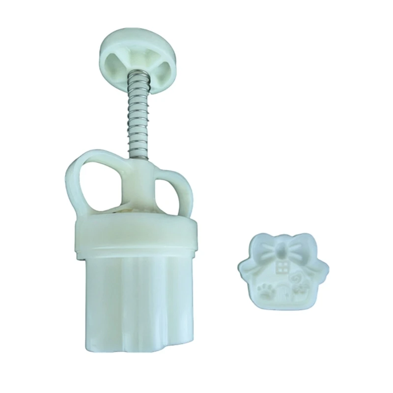 

Dessert Press Tool Moon Cake Molds Set House Dough Moulds Pastrys Molds