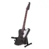 1/6 Wooden Electric Bass Guitar Model for 12" Action Figures Dolls House Decor 5