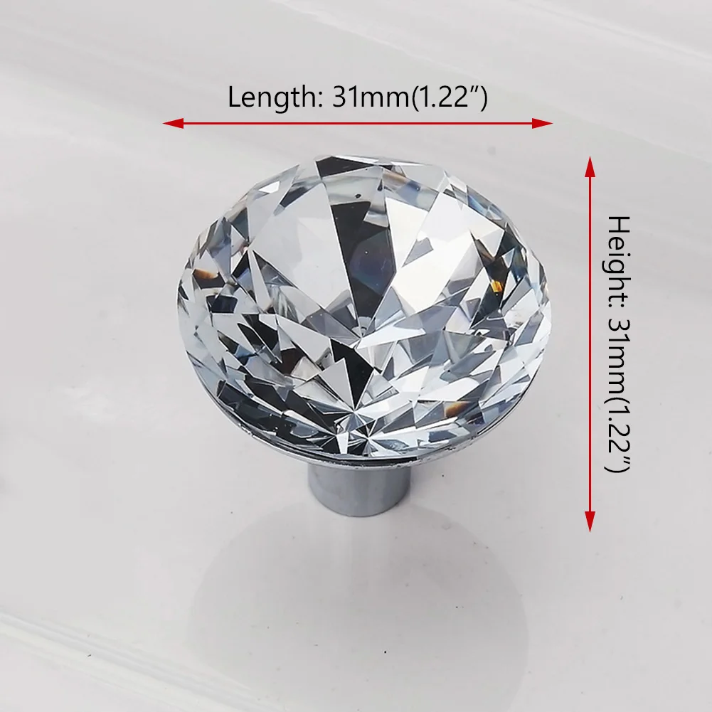 Light Luxury Crystal Slices Tiradores Para Muebles Pomos Y Tiradores Para  Cajones Uchwyty Do Mebli Manillas Para Muebles