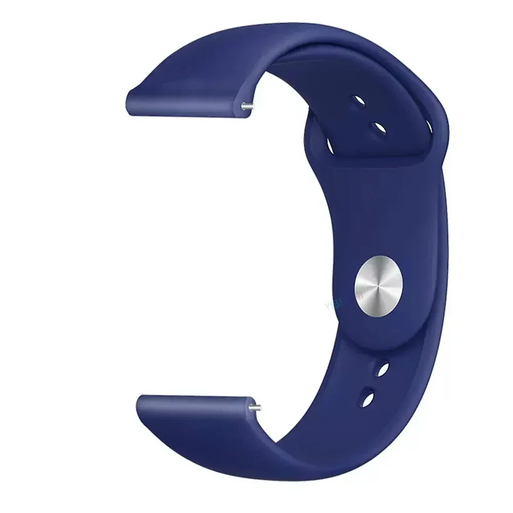 Versatile Silicone Watch Strap - Available in 18mm, 20mm, and 22mm Sizes