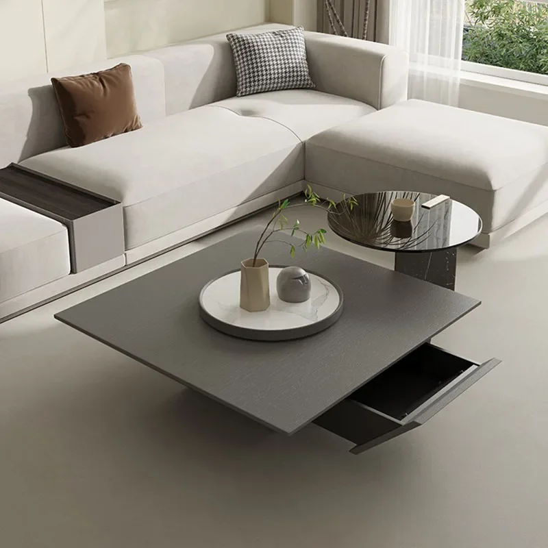 Black Nordic Coffee Tables Luxury Designer Modern Wooden Coffee Table Small Corner Muebles Para El Hogar Living Room Furniture