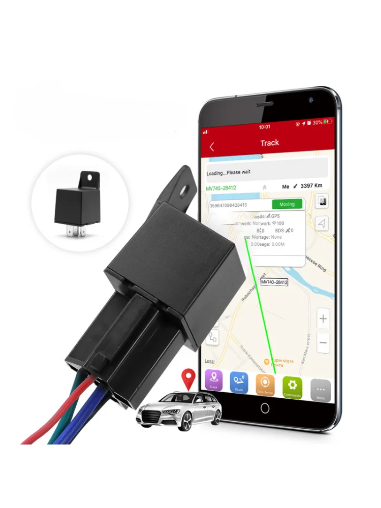 

C13 Relay GPS Tracker Car Motorcycle Locator Anti-theft and Loss Prevention WIFI Real-time Tracking and Positioning