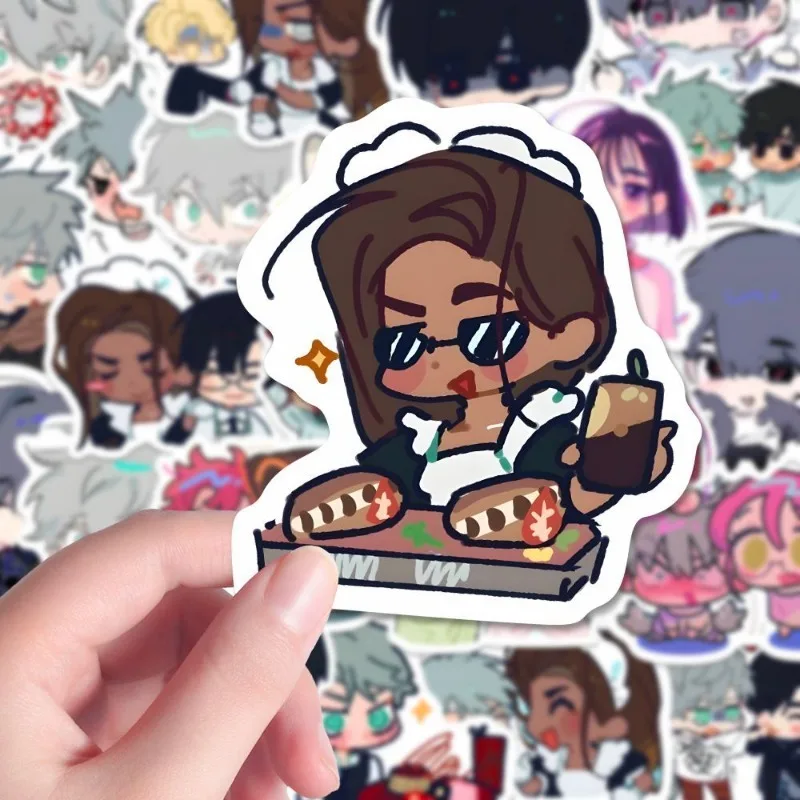 외계인 무대 애니메이션 스티커 Mizi Till 어린이 문구, 학생 메시지 수집, 친구 카와이 선물, 방수 DIY 전화 케이스