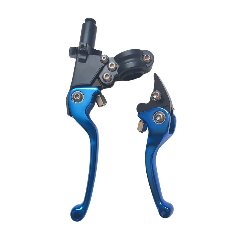 Motorcycle Clutch/Brake Lever- Folding Anti-Slip Handlebars with ASV Design, Aircraft Aluminum Alloy for Sport/Off-Road Models