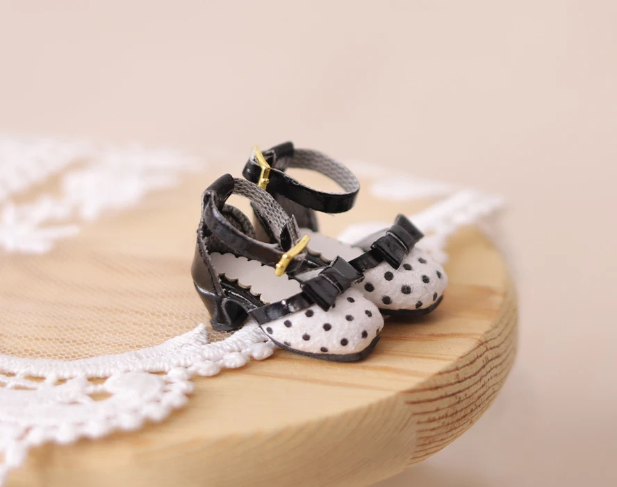 Neo Blythe Doll Polka Dot High Heels 5