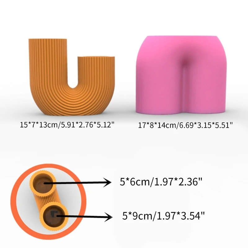 U-shaped Silicone Mold Epoxy Resin Casting Mold Scented Molds Tool
