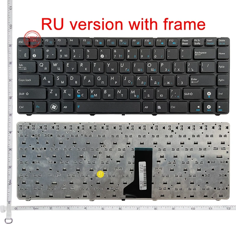 

GZEELE NEW russian laptop keyboard FOR ASUS P43E P43S N43E N43EI U30 U30JC K43E K43SA U80 U81 UL80 U80V U80E U82 U82U RU BLACK