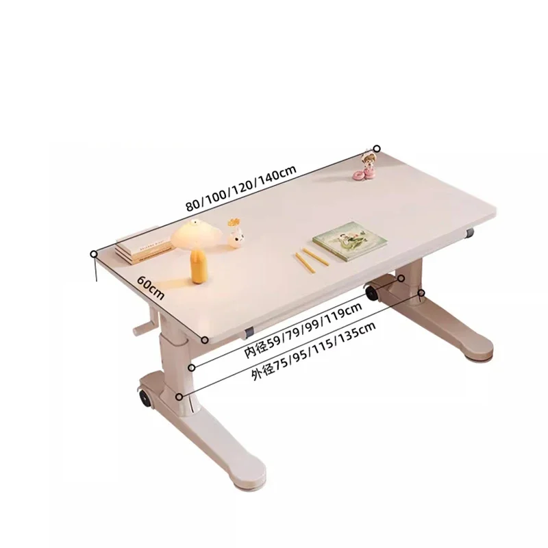 Studio Desk Study Table Kids Room Children Desks Children's School Tables Furniture Chair Set Childrens Infant Student Supplies