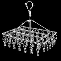Stainless Steel Windproof Clips Clothespin Laundry Hanger Clothesline Sock Towel Bra Drying Rack Clothes Peg Hook Airer Dryer 1
