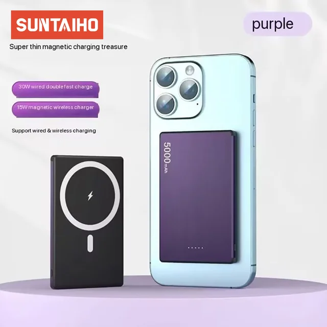 Carregamento Sem Fio Ultrafino SUNTAIHO