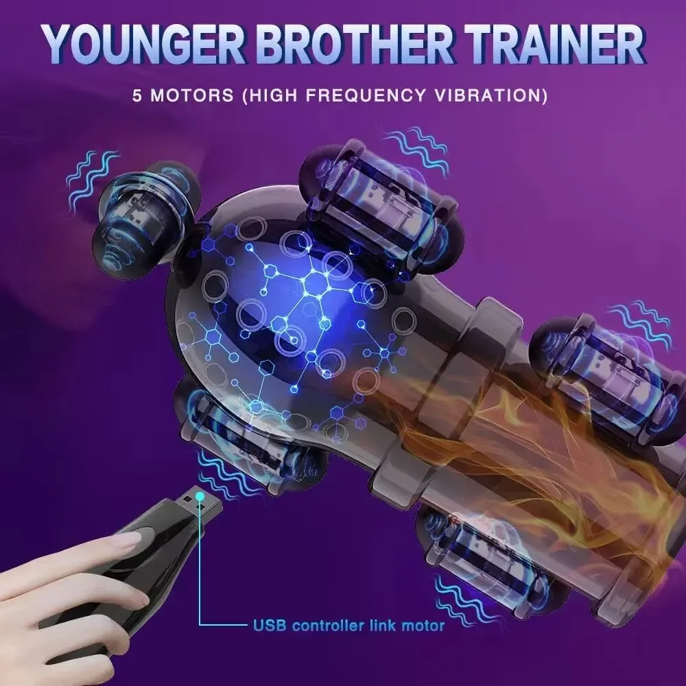 Male Masturbator Male Masturbator Cup Male Masturbation Aid Male Masturbators Cup Penis Head Massager Glans Trainer Vibrator Sex Toy Remote Controlled Penis Massager for Men Adult Sex Toys