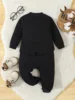 Autumn Infant Baby Boy Rompers Cotton Gentleman Footed Romper Prince Costume Infant Jumpsuits Boys Formal Clothes  For 0-12M 2