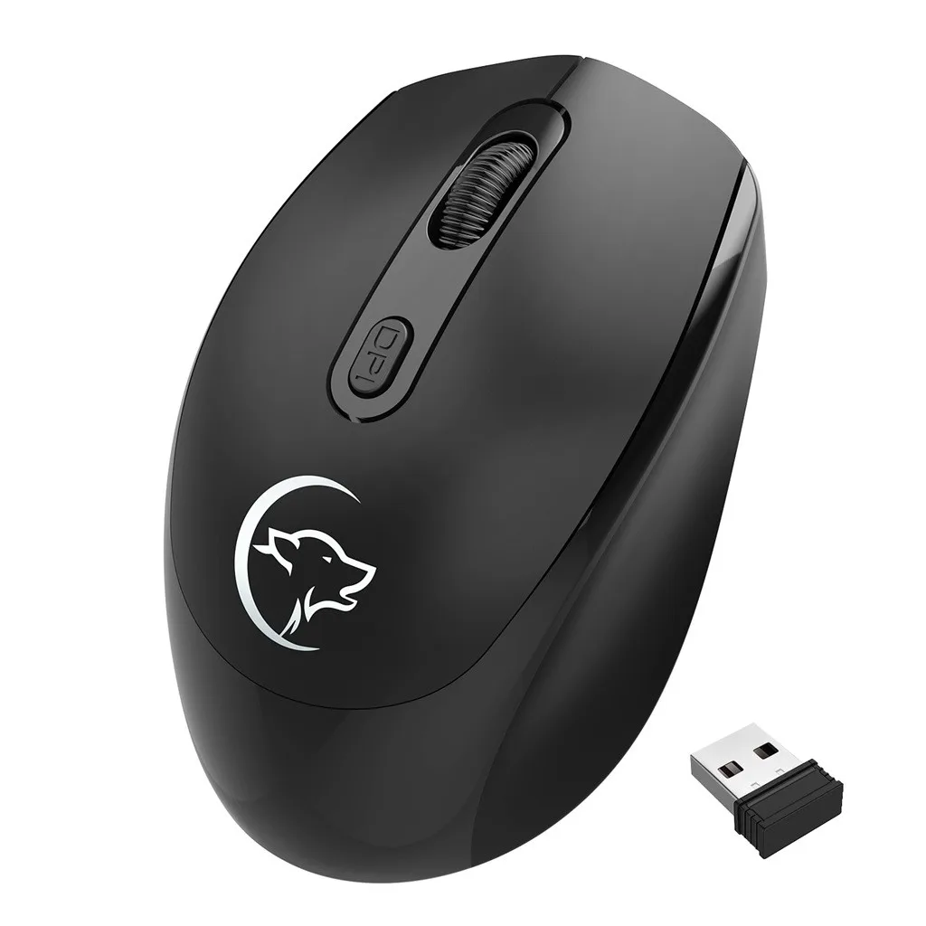 Rechargeable 2.4g Wireless Mouse Metal Noiseless Silent Click Optical Mouse 5 Million Times Ergonomic Design For Windows Os silent computer mouse Mice
