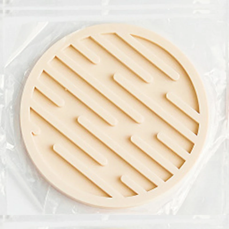 Silicone Heat-Resistant Round Beverage Coaster and Table Protector