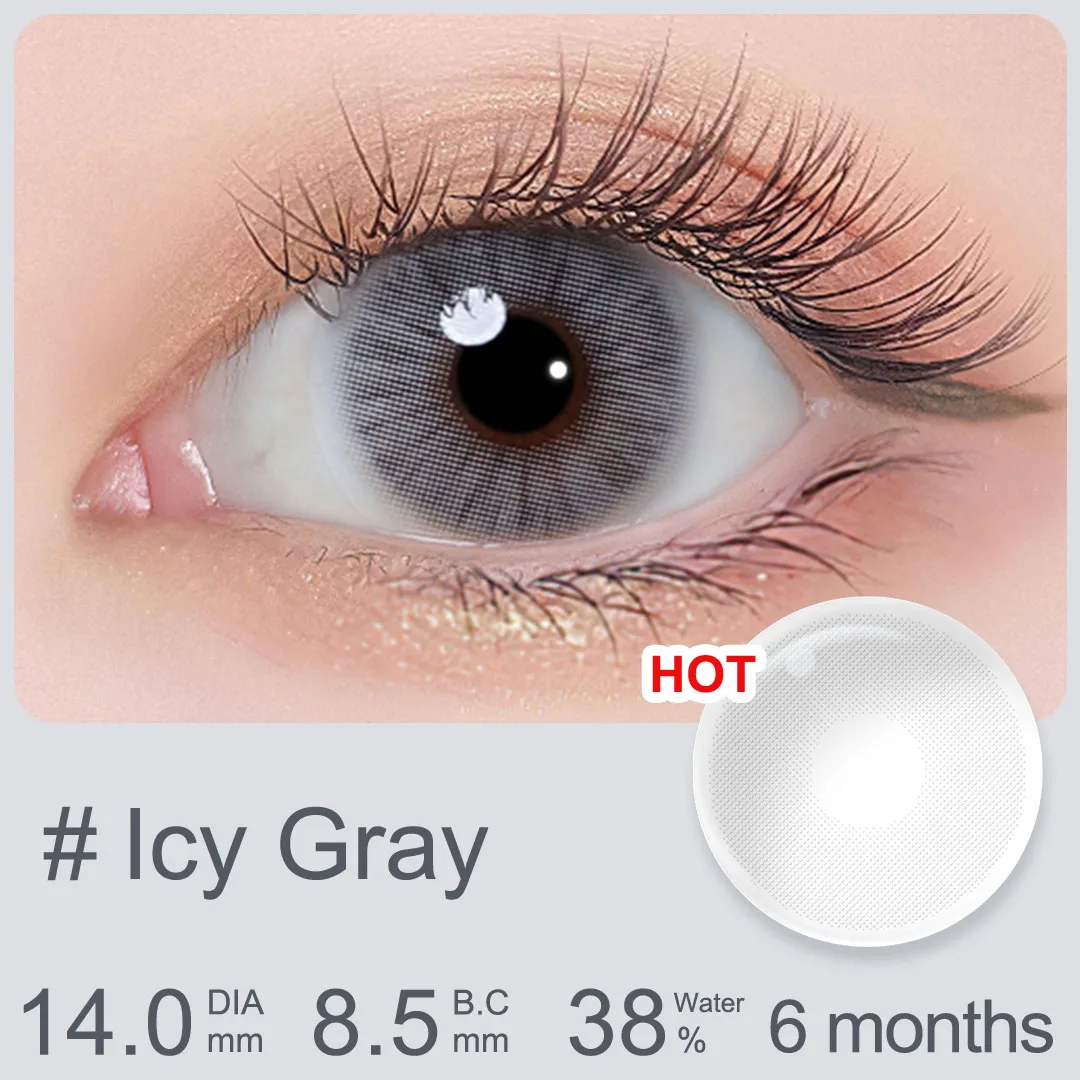 Hidrocor Prescription Natural Eye Color Cosmetic Contact Lenses