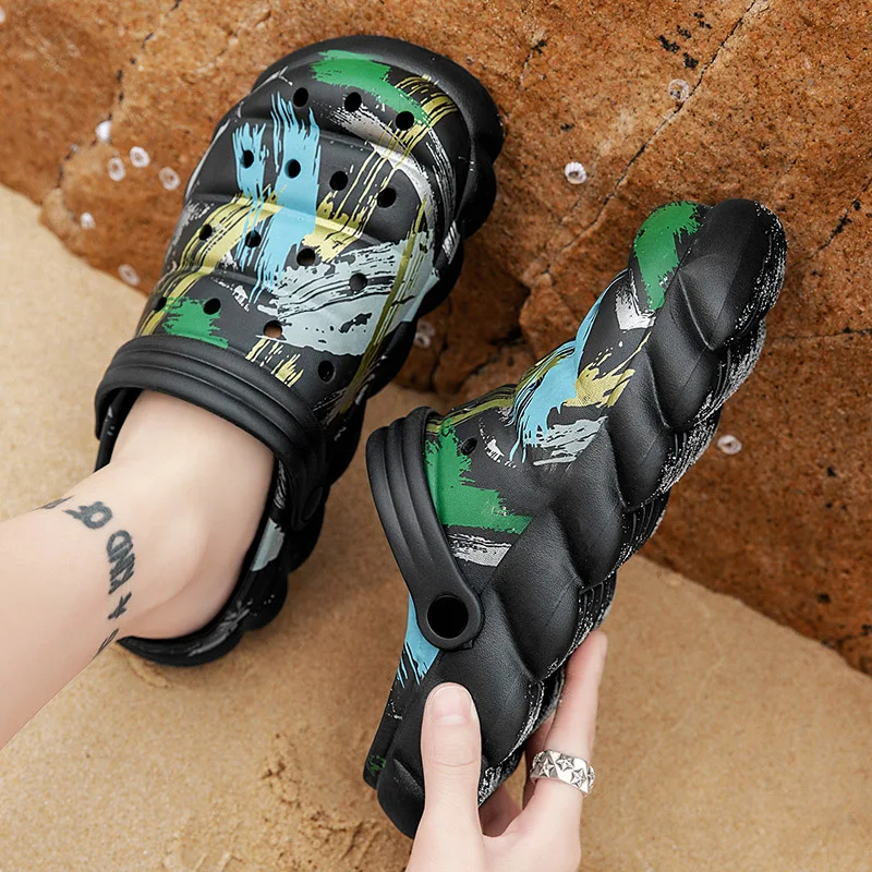 Mens Fishing Sandals Summer Garden Clogs Sandal Beach Sandals Outdoor Sports Slippers
