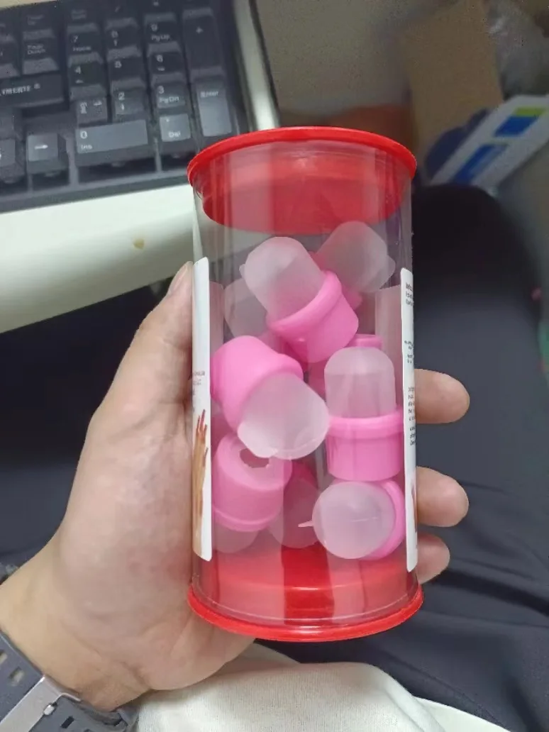 10Pcs Wearable Nail Soak Soaker Caps