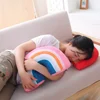 New Cute Rainbow Shaped Pillow Kids Plush Toy Office Sleeping Neck Pillow Children's Room Soft Comfortable Cushion Home Decor 4