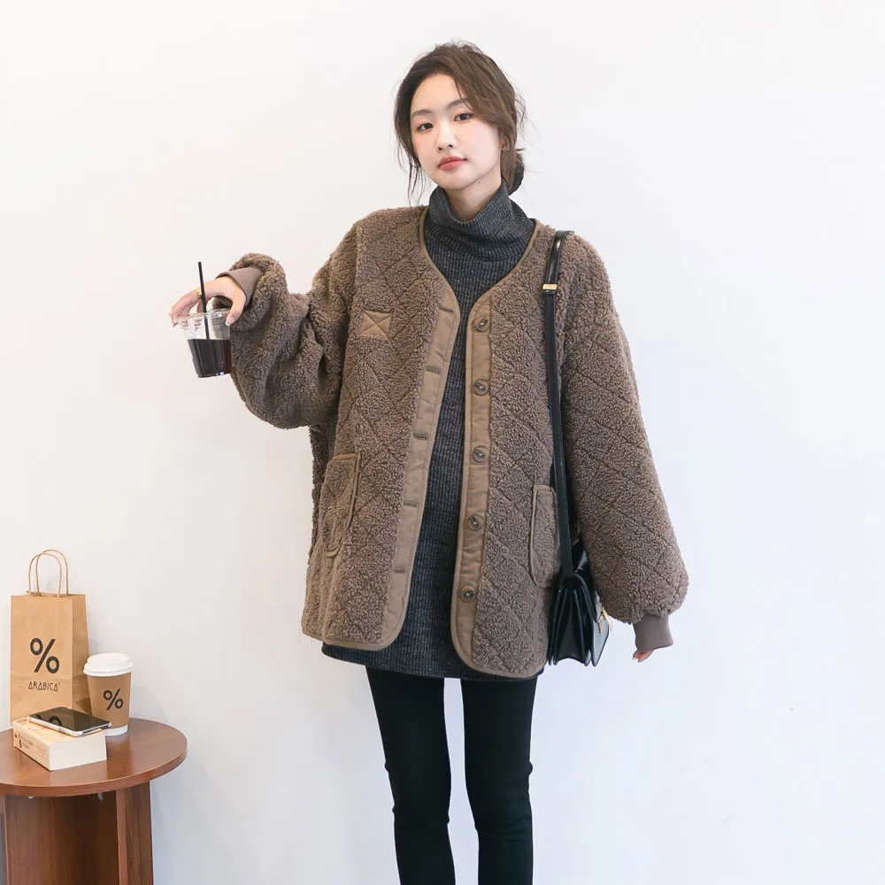 Artificial-fur Winter Jacket Maternity Pregnant Women Clothing Pregnancy Coat Artificial-Fleece Jackets Thick Coat Female Warm