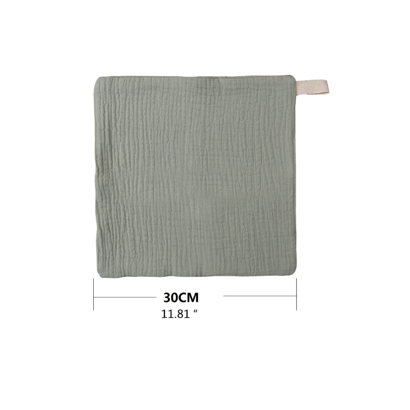 Y1UB Solid Color Baby Bibs Newborn Stuff Baby Feeding Bibs Cotton Accessories Skin-friendly Burp Things for Babies