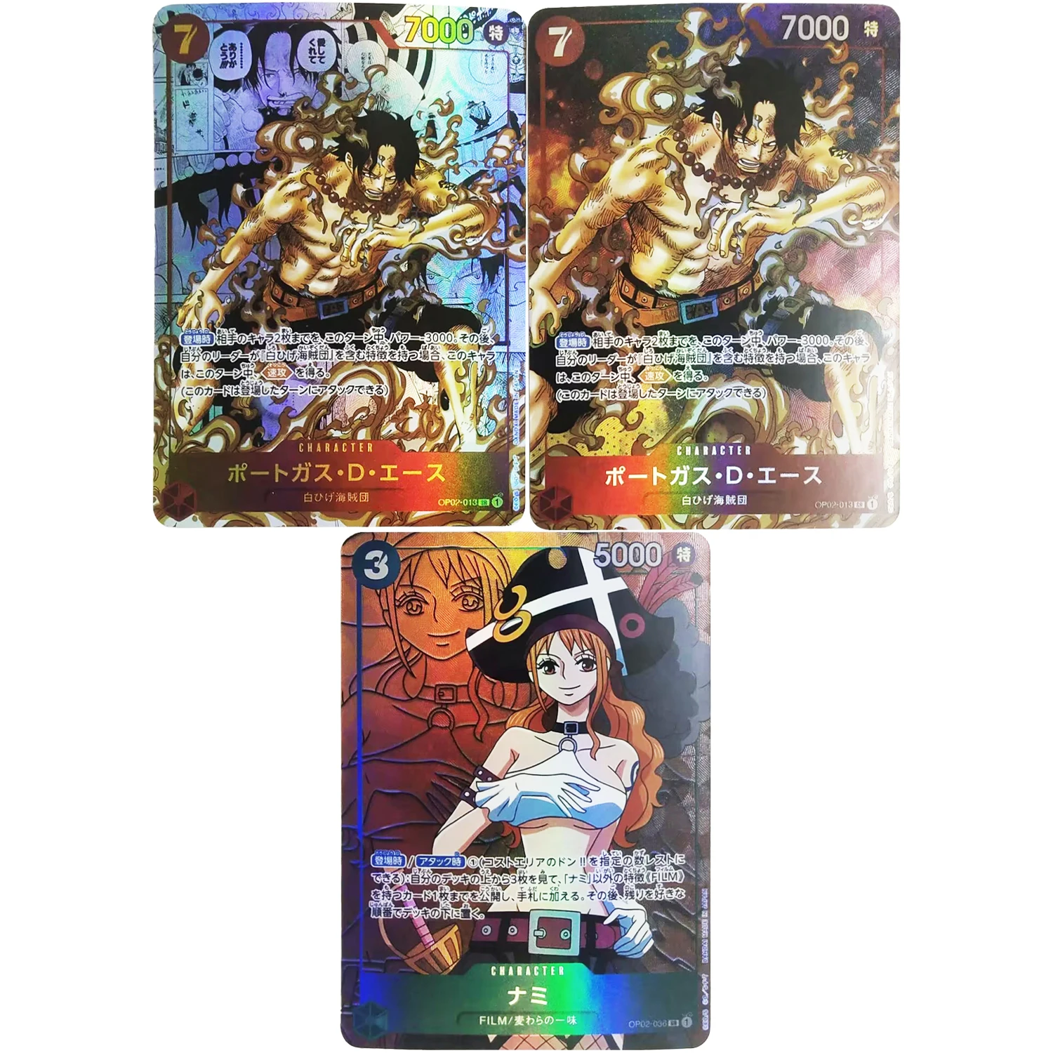 4 Style One Piece Luffy Zoro Nami Hancock Shanks Color Flash Card OP01 Classic Anime Game Collection Cards Diy Gift Toy