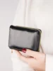 1pcs Women's Fashion Leather Trifold Wallet Credit Card Wallet Coin Purse Suitable for Girls White Collar Students Daily Use 1