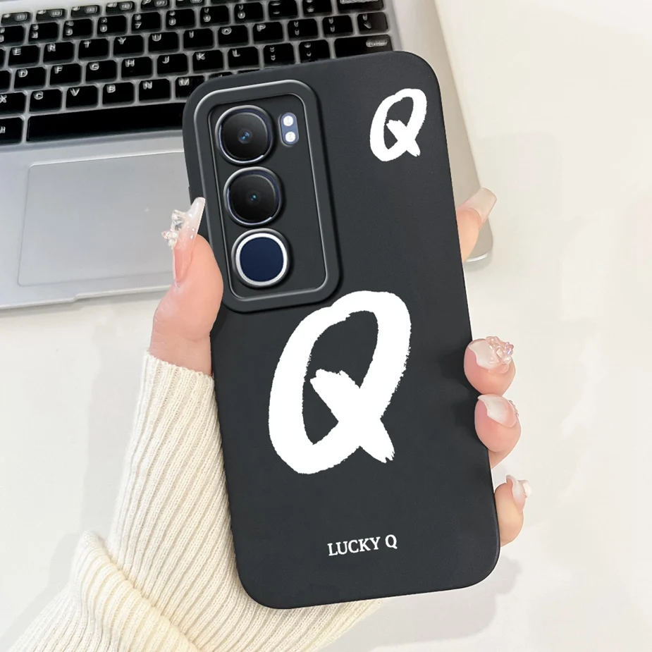 Luxury Lucky Letters Shockproof Soft TPU Phone Case Cover