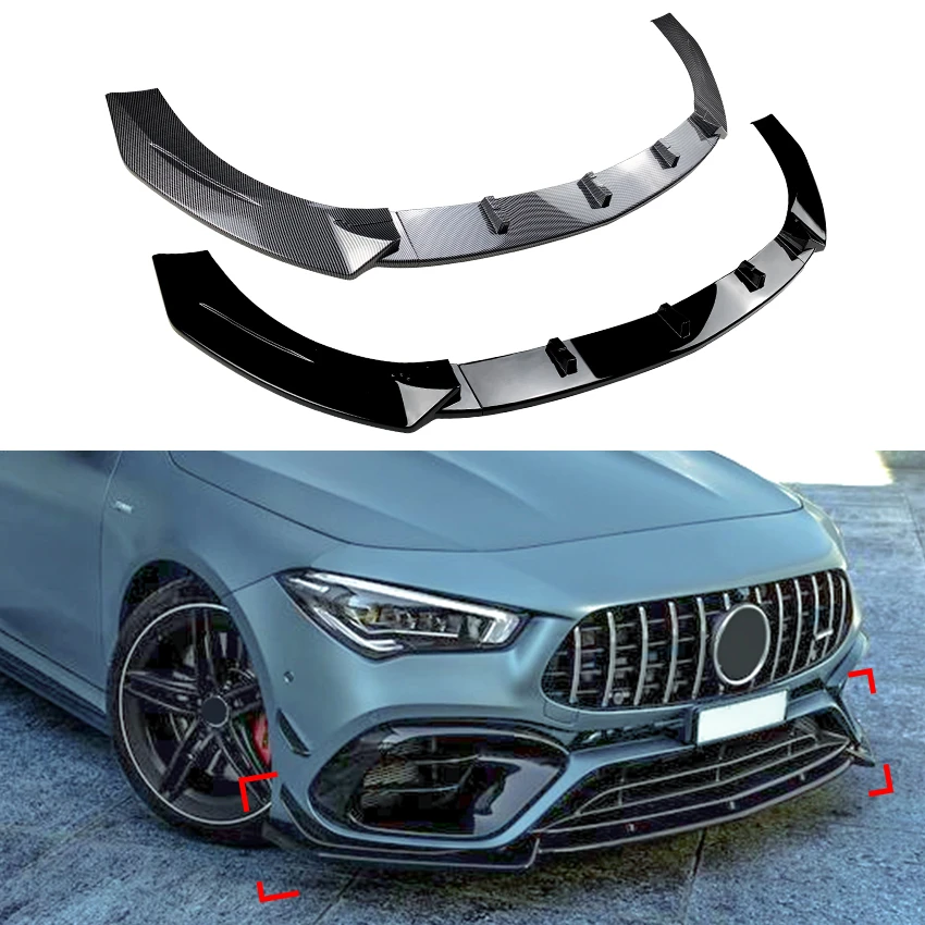 Car Front Bumper Lip Splitter Diffuser Body Kit Spoiler Bumpers