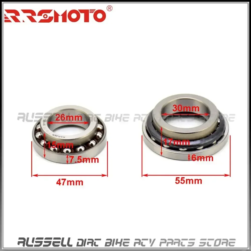 Bearings KitSteering Head Stem TAPER For Honda GL1800 Goldwing 2001- VT1300 RVT1000R